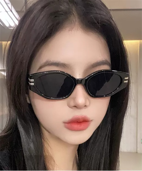 Ritzy（リッツィー）の「キャッツアイサングラス（サングラス・レディース・グレー系/ブラウン系/グリーン系/ホワイト/ブラック/ベージュ/その他・FREE）」の13枚目の写真