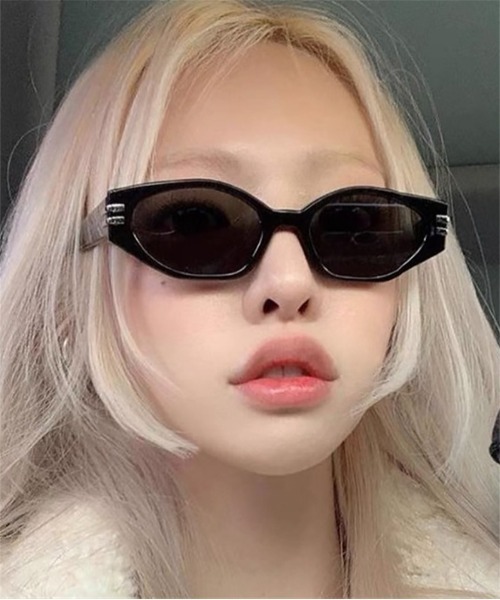 Ritzy（リッツィー）の「キャッツアイサングラス（サングラス・レディース・グレー系/ブラウン系/グリーン系/ホワイト/ブラック/ベージュ/その他・FREE）」の15枚目の写真