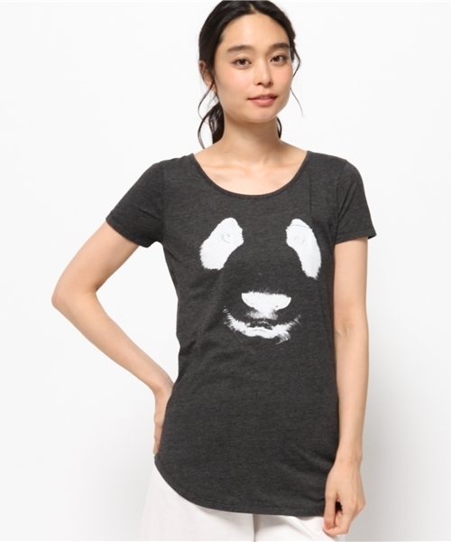OUTLET(アウトレット)の「【CIAOPANIC TYPY】USA PANDA Tee(Tシャツ/カットソー・レディース・ブラック・FREE)」の1枚目の写真