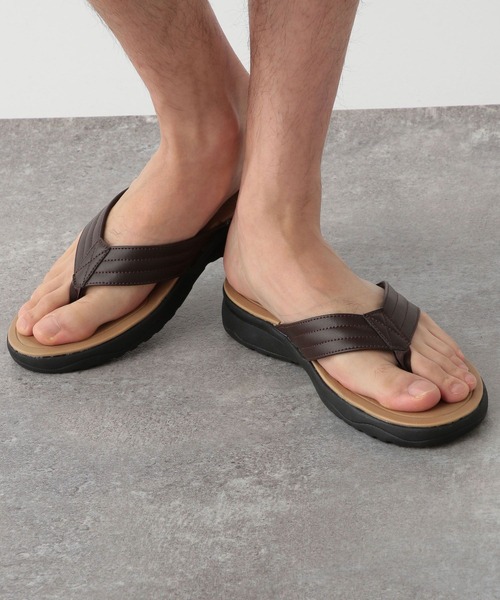 GLOBAL WORK（グローバルワーク）の「らくごこちライトサンダル/トング/704451（サンダル・メンズ・ブラック/ダークブラウン・LARGE/MEDIUM）」の10枚目の写真