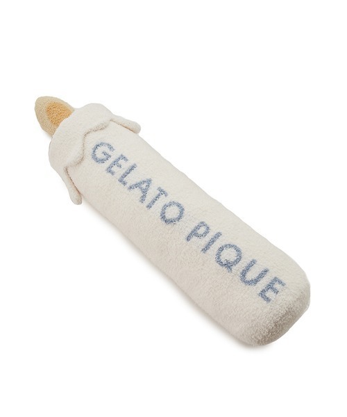 ジェラートピケ 抱き枕 キャンドルクッション(ホワイト) gelato pique Sleep（ジェラートピケスリープ）の「【Sleep