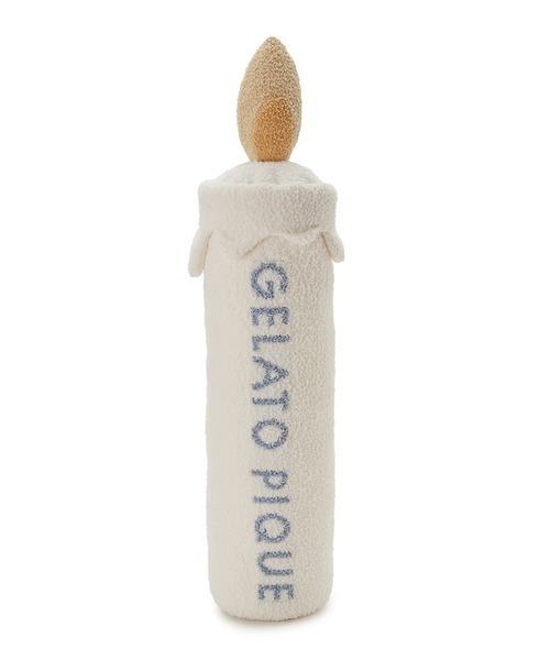 ジェラートピケ 抱き枕 キャンドルクッション(ホワイト) gelato pique ジェラートピケ キャンドル クッション 抱き枕 2