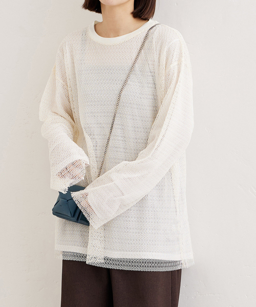 JOURNAL STANDARD ジャーナルスタンダード  NEU　ビッグカノコハイネックショートプルオーバー　18SS ホワイト 中古 JOURNAL STANDARD（ジャーナルスタンダード）の「バイカラー