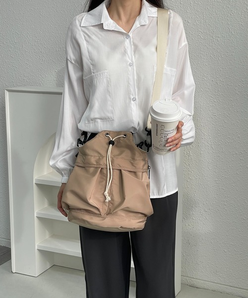 マルチカラー バケツバッグ CARVEN マルチカラー バケツバッグ CARVEN