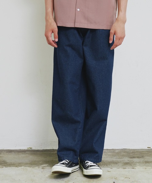 Magine（マージン）の「【SELECT】IR:12oz デニム バギーパンツ（デニムパンツ・メンズ・ライトブルー/ブラック/インディゴブルー/ブラック系その他/ケミカルウォッシュ・M/L/XL）」の4枚目の写真