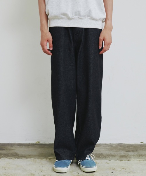 Magine（マージン）の「【SELECT】IR:12oz デニム バギーパンツ（デニムパンツ・メンズ・ライトブルー/ブラック/インディゴブルー/ブラック系その他/ケミカルウォッシュ・M/L/XL）」の14枚目の写真