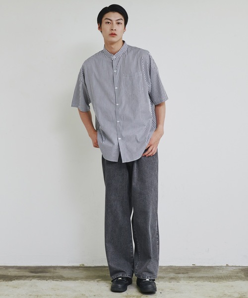 Magine（マージン）の「【SELECT】IR:12oz デニム バギーパンツ（デニムパンツ・メンズ・ライトブルー/ブラック/インディゴブルー/ブラック系その他/ケミカルウォッシュ・M/L/XL）」の11枚目の写真