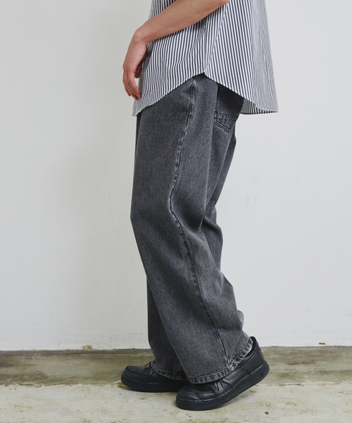 Magine（マージン）の「【SELECT】IR:12oz デニム バギーパンツ（デニムパンツ・メンズ・ライトブルー/ブラック/インディゴブルー/ブラック系その他/ケミカルウォッシュ・M/L/XL）」の15枚目の写真