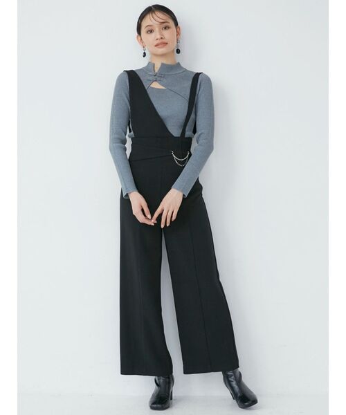 MURUA(ムルーア)の「チャイナタイトニット(ニット/セーター・レディース・アクア/イエロー/ブルー/ライトグレー/ブラック・FREE)」の14枚目の写真