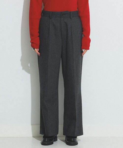 BEAMS BOY(ビームスボーイ)の「BEAMS BOY / ヘリンボーンツイル スラックス(スラックス・レディース・ブラウン/グレー・0/1)」の13枚目の写真