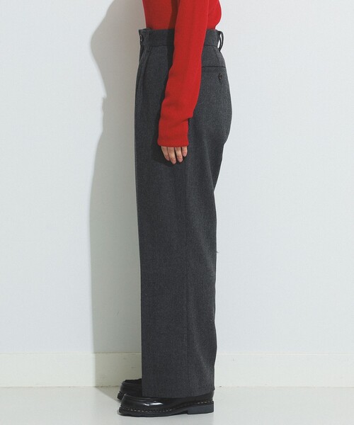 BEAMS BOY(ビームスボーイ)の「BEAMS BOY / ヘリンボーンツイル スラックス(スラックス・レディース・ブラウン/グレー・0/1)」の14枚目の写真
