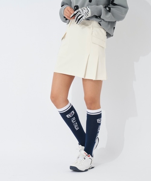 FILA GOLF(フィラゴルフ )の「【FILA GOLF:フィラゴルフ】レディーススカート ゴルフ(スカート・レディース・ブラック/グリーン/杢グレー/オフホワイト・SMALL/MEDIUM/LARGE/X-LARGE)」の7枚目の写真