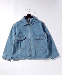 THISIS（ディスイズ）の「ビッグシルエット 12oz デニム Gジャン レディース（デニムジャケット）」