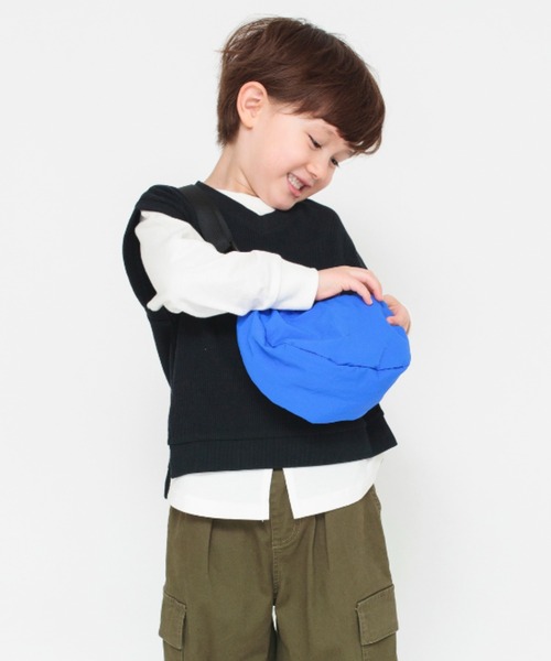 BRANSHES（ブランシェス）の「ショルダーバッグ（ショルダーバッグ・キッズ・ライム/ブラック/ブルー・FREE）」の4枚目の写真