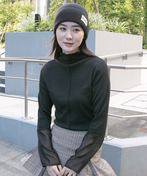 ALAND（エーランド）の「【UNISEX】ALAND／ベーシックビーニー（ニットキャップ/ビーニー・レディース・ブルー/ベージュ/ブラック/ピンク/ホワイト・FREE）」の21枚目の写真