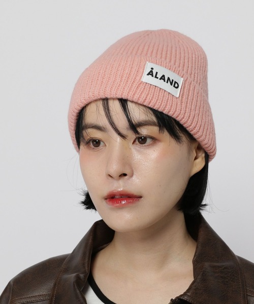 ALAND（エーランド）の「【UNISEX】ALAND／ベーシックビーニー（ニットキャップ/ビーニー・レディース・ブルー/ベージュ/ブラック/ピンク/ホワイト・FREE）」の7枚目の写真