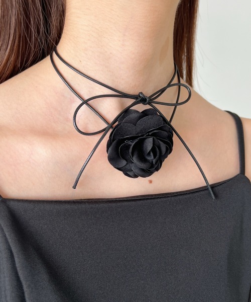 セール】ブルームリボンチョーカー（ネックレス）｜iso（イソ）の