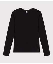 クルーネック長袖Tシャツ