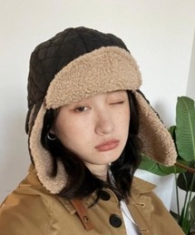 almo（アルモ）の「【LAMPOON】キルティングフライトキャップ（キャップ）」