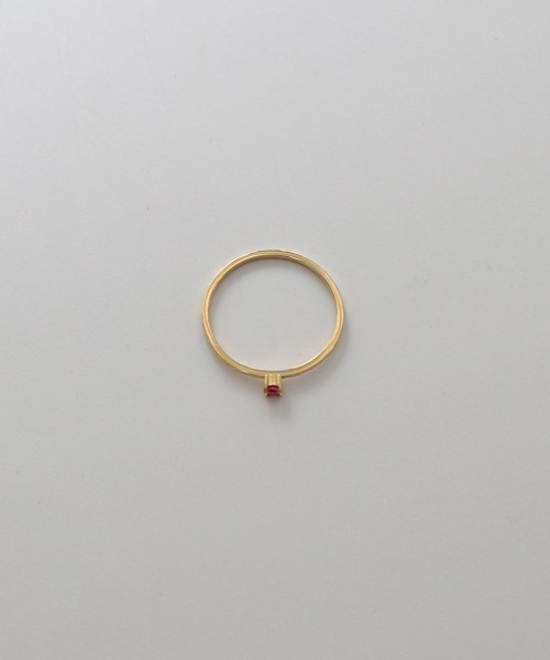 CEMONEMO(セモネモ)の「【金属アレルギー対応】 カラー ビジュー リング / サージカルステンレス 316L(リング・レディース・クリア/グリーン/ピンク・9号/11号)」の6枚目の写真