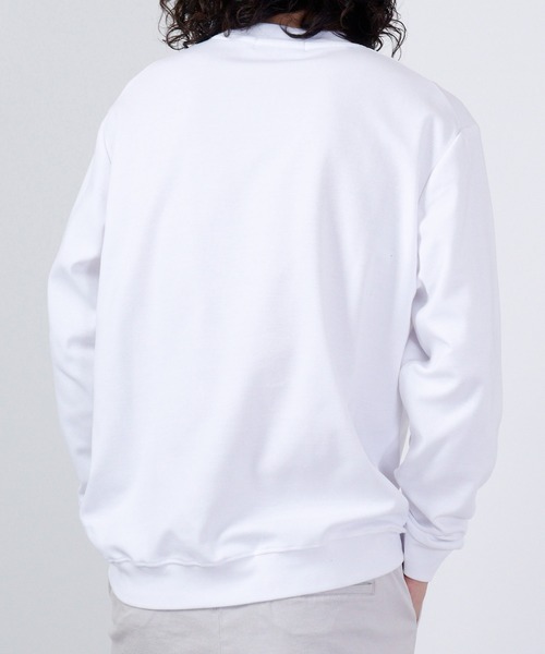 URBAN SQUARE(アーバンスクエア)の「URBAN SQUARE 表CVCスムース リブ付き長袖Tシャツ(Tシャツ/カットソー・メンズ・モカ/グレー/ブラック/オフホワイト・LL/M/L)」の8枚目の写真