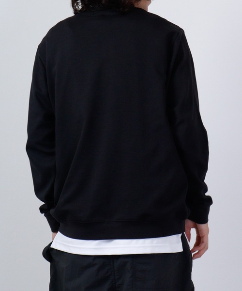 URBAN SQUARE(アーバンスクエア)の「URBAN SQUARE 表CVCスムース リブ付き長袖Tシャツ(Tシャツ/カットソー・メンズ・モカ/グレー/ブラック/オフホワイト・LL/M/L)」の12枚目の写真