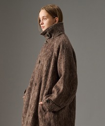 WETTEMPT（ウィテンプト）の「MELANGE SHAGGY SOUTIEN COLLAR COAT / メランジシャギーステンカラーコート（ステンカラーコート）」