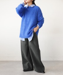 ウールライクドロストパンツ