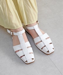 MODE KAORI（モードカオリ）の「【本革】プラットグルカサンダル/6708（サンダル）」