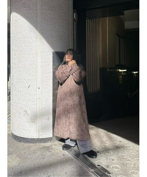 Laguagem MELANGE BRUSHED コート GRY LAGUA GEM（ラグアジェム）の「MELANGE BRUSHED コート