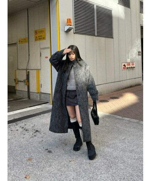 LAGUA GEM（ラグアジェム）の「MELANGE BRUSHED コート