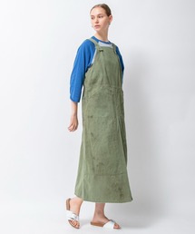 Johnbull | ムラ糸ダックリペアエプロンスカート(ワンピース)