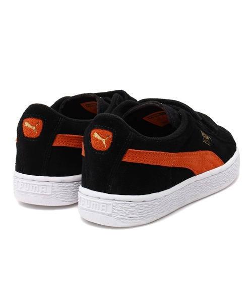 PUMA(プーマ)の「スウェード 2ストラップ キッズ (KIDS)(スニーカー・キッズ・ピンク/ブラック/グレー・17.0cm/19.0cm/13cm/16.0cm/14cm/15.0cm/20.0cm/12cm/21.0cm/18.0cm)」の6枚目の写真