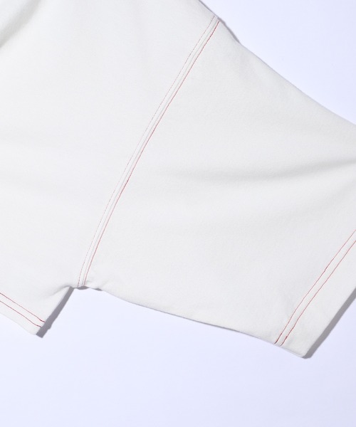 MILKFED.(ミルクフェド)の「CROPPED TOP(Tシャツ/カットソー・レディース・ホワイト/ライトブルー/ネイビー・ONE SIZE)」の11枚目の写真