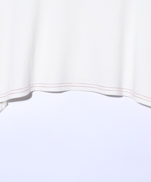 MILKFED.(ミルクフェド)の「CROPPED TOP(Tシャツ/カットソー・レディース・ホワイト/ライトブルー/ネイビー・ONE SIZE)」の13枚目の写真