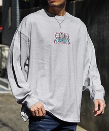 JOKER | ルーズシルエットプリントロンT メンズ ビッグシルエット長袖Tシャツ 秋服(Tシャツ/カットソー)