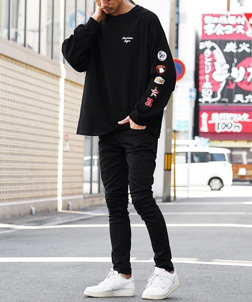 JOKER(ジョーカー)の「ルーズシルエットプリントロンT メンズ ビッグシルエット長袖Tシャツ 秋服(Tシャツ/カットソー・メンズ・ホワイト/ブラック/グレー/ホワイト系その他/ブラック系その他/グレー系その他・M/L)」の18枚目の写真