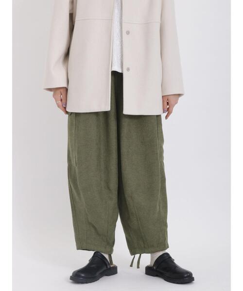 Samansa Mos2(サマンサ モスモス)の「【帯電防止】ベロアライクカーゴパンツ(カーゴパンツ・レディース・ネイビー/カーキ/キナリ・F)」の15枚目の写真