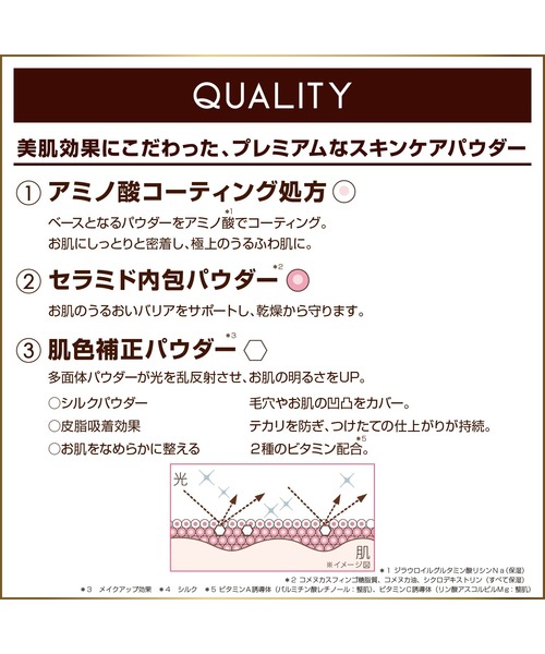 excel（エクセル）の「サナ　エクセル　エクストラリッチパウダー ’２４（フェイスパウダー・レディース・01 ピーチベージュ/02 ピーチグロウ・FREE）」の11枚目の写真