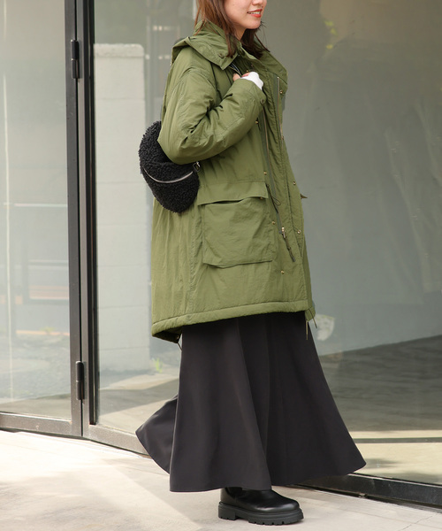 JOURNAL STANDARD relume（ジャーナルスタンダード　レリューム）の「モッズコート（モッズコート・レディース・ブラック/カーキ・FREE）」の6枚目の写真