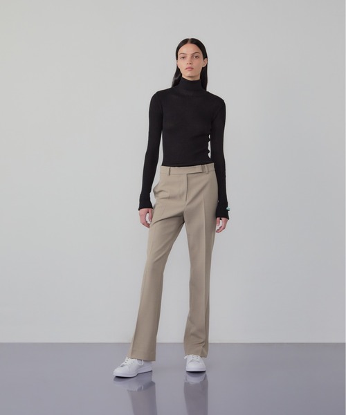 InstantFunk(インスタントファンク)の「INSTANTFUNK/インスタントファンク Roll-neck cashmere-blend sweater セーター タートルネック ニット(ニット/セーター・レディース・アイボリー/ブラック/ブルー・FREE)」の1枚目の写真