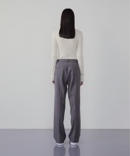 InstantFunk(インスタントファンク)の「INSTANTFUNK/インスタントファンク Roll-neck cashmere-blend sweater セーター タートルネック ニット(ニット/セーター・レディース・アイボリー/ブラック/ブルー・FREE)」の4枚目の写真