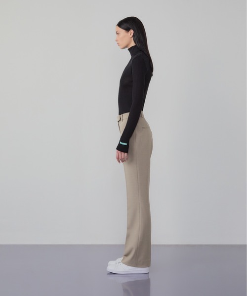 InstantFunk(インスタントファンク)の「INSTANTFUNK/インスタントファンク Roll-neck cashmere-blend sweater セーター タートルネック ニット(ニット/セーター・レディース・アイボリー/ブラック/ブルー・FREE)」の12枚目の写真