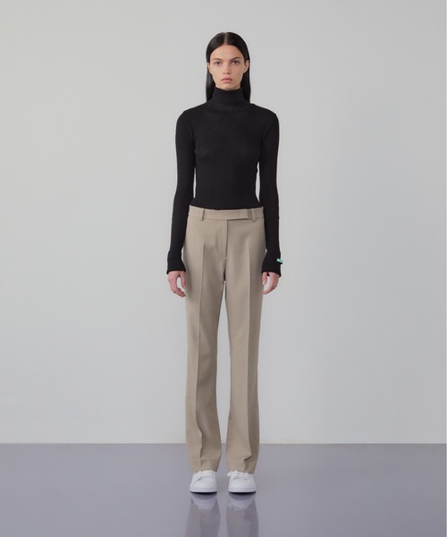 InstantFunk(インスタントファンク)の「INSTANTFUNK/インスタントファンク Roll-neck cashmere-blend sweater セーター タートルネック ニット(ニット/セーター・レディース・アイボリー/ブラック/ブルー・FREE)」の15枚目の写真