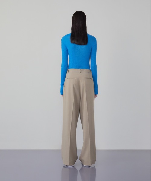 InstantFunk(インスタントファンク)の「INSTANTFUNK/インスタントファンク Roll-neck cashmere-blend sweater セーター タートルネック ニット(ニット/セーター・レディース・アイボリー/ブラック/ブルー・FREE)」の8枚目の写真