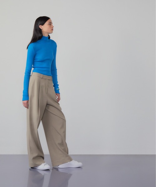 InstantFunk(インスタントファンク)の「INSTANTFUNK/インスタントファンク Roll-neck cashmere-blend sweater セーター タートルネック ニット(ニット/セーター・レディース・アイボリー/ブラック/ブルー・FREE)」の5枚目の写真
