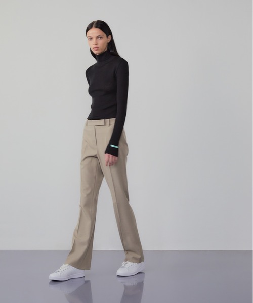 InstantFunk(インスタントファンク)の「INSTANTFUNK/インスタントファンク Roll-neck cashmere-blend sweater セーター タートルネック ニット(ニット/セーター・レディース・アイボリー/ブラック/ブルー・FREE)」の22枚目の写真