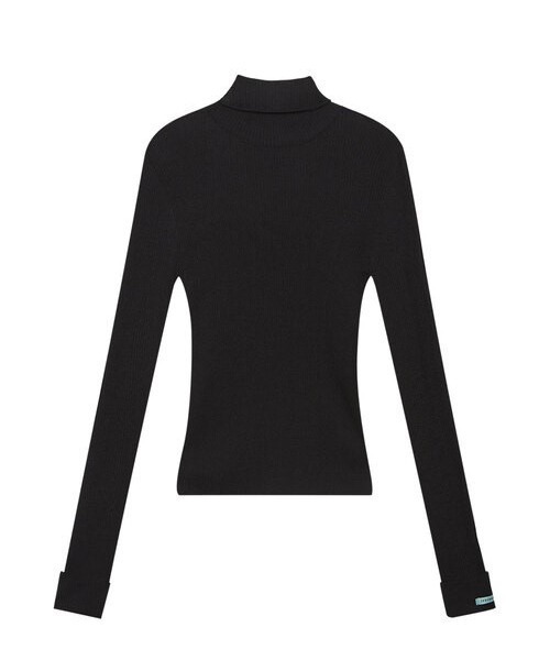 InstantFunk(インスタントファンク)の「INSTANTFUNK/インスタントファンク Roll-neck cashmere-blend sweater セーター タートルネック ニット(ニット/セーター・レディース・アイボリー/ブラック/ブルー・FREE)」の20枚目の写真