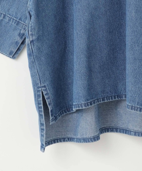 LOWRYS FARM（ローリーズファーム）の「デニムスキッパーシャツワンピース　 995363（ワンピース・キッズ・ブルー・130cm/140cm/120cm/110cm/150cm）」の13枚目の写真