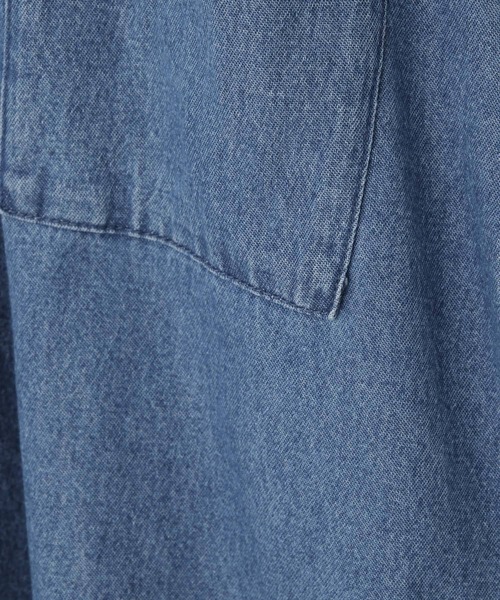 LOWRYS FARM（ローリーズファーム）の「デニムスキッパーシャツワンピース　 995363（ワンピース・キッズ・ブルー・130cm/140cm/120cm/110cm/150cm）」の17枚目の写真